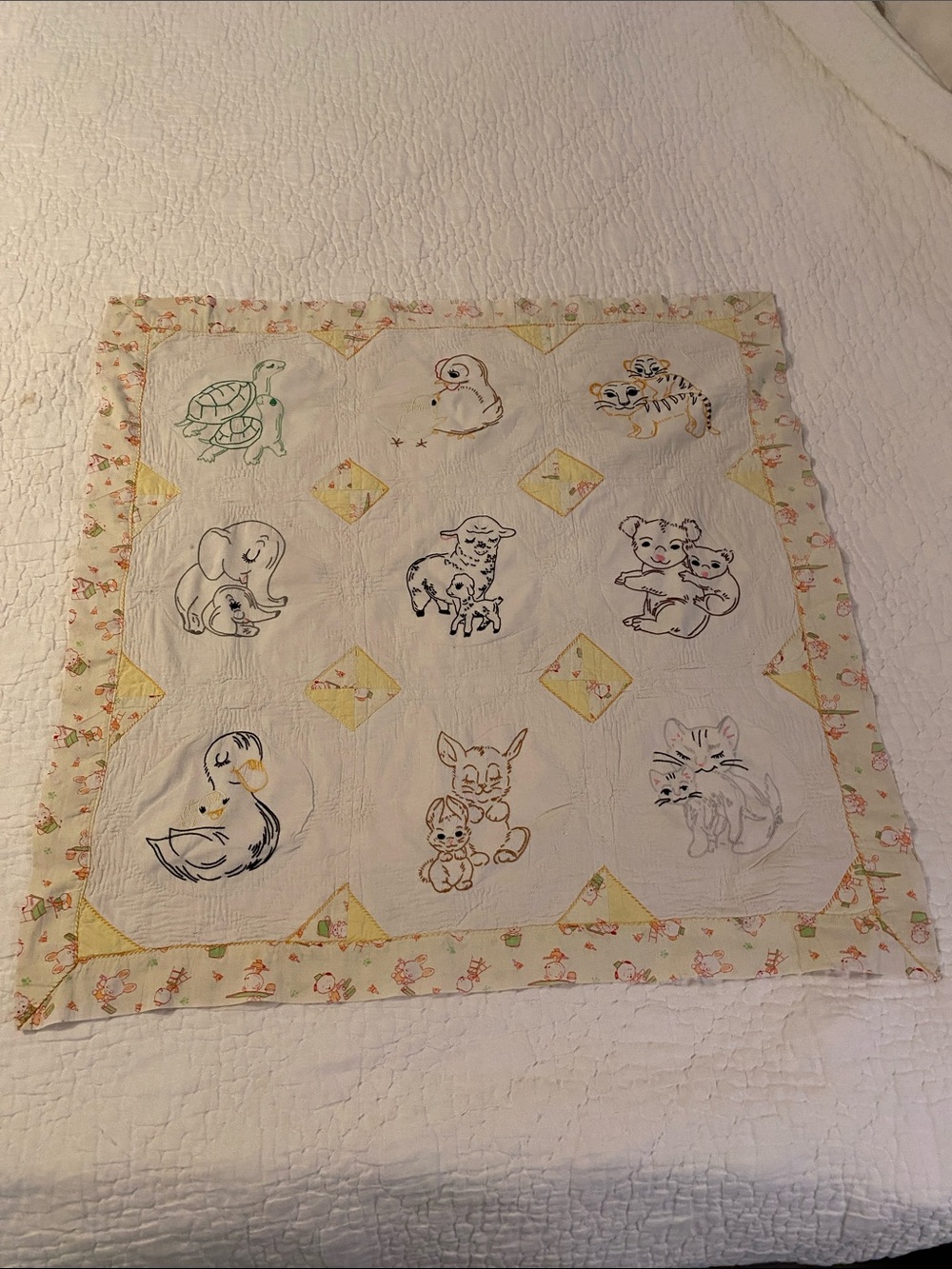 Vintage Baby Child Quilt